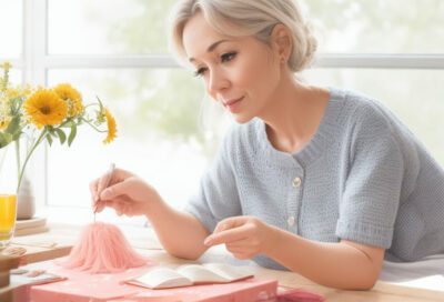 Cómo convertir un hobby en un negocio de éxito, señora que hace manualidades